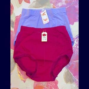 🥀Women’s lacy  briefs high waist 2 pack Deal M